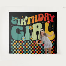 Birthday Girl 90s Star Shot Backdrop