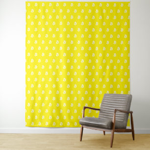 Tapete De Parede Bitcoin Amarelo