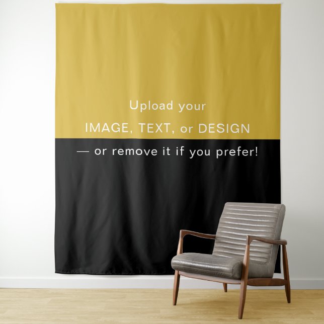 Tapete De Parede Black and Metallic Gold Modern Elegant (In Situ)