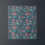 Tapete De Parede Blast From the Past: 80's Tech<br><div class="desc">Travel back in time with this nostalgic design featuring iconic gadgets from the 80s. Perfect for anyone who loves retro tech and vintage style</div>