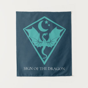 Tapete De Parede Blindagem do símbolo Dragon Sigil
