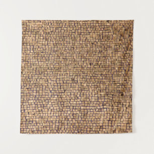 Tapete De Parede Bloco de tijolos castanho