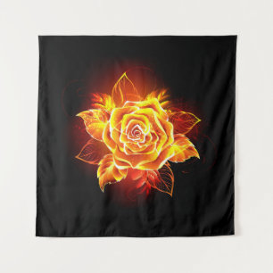 Tapete De Parede Blooming Fire Rosa