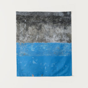 Tapete De Parede Blue and white abstract painting