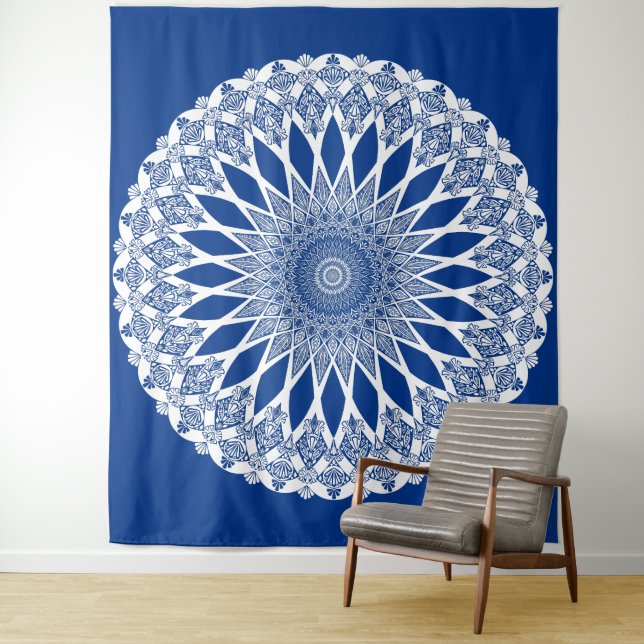 Tapete De Parede Blue Pacific Tristyns Mandala (In Situ)
