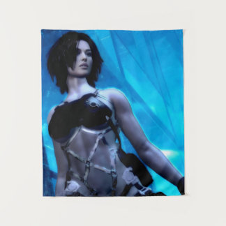 Tapete De Parede Blue Toxin tapestry