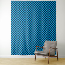 Blueberry checkered pattern