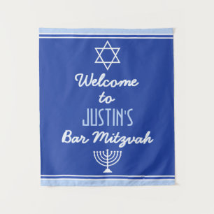 Tapete De Parede Boas-vindas personalizadas para Bar Mitzvah