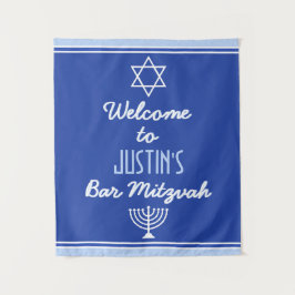 Tapete De Parede Boas-vindas personalizadas para o Bar Mitzvah