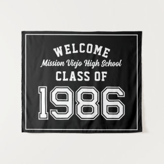 Tapete De Parede Boas-vindas Turma de 1986, Decoração de Festa de R
