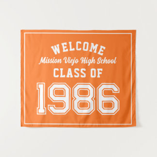 Tapete De Parede Boas-vindas Turma de 1986, Decoração de Festa de R