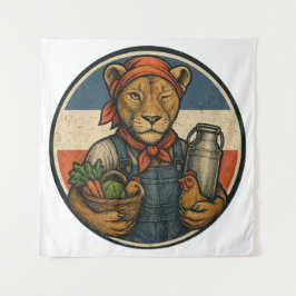 Tapete De Parede Boerenprotest – Boerin met Trots en Kracht