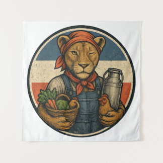 Tapete De Parede Boerenprotest – Boerin met Trots en Kracht