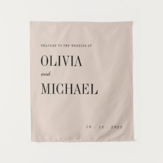 Tapete De Parede Boho Casamento Personalizado Boho Boige Boige Tape