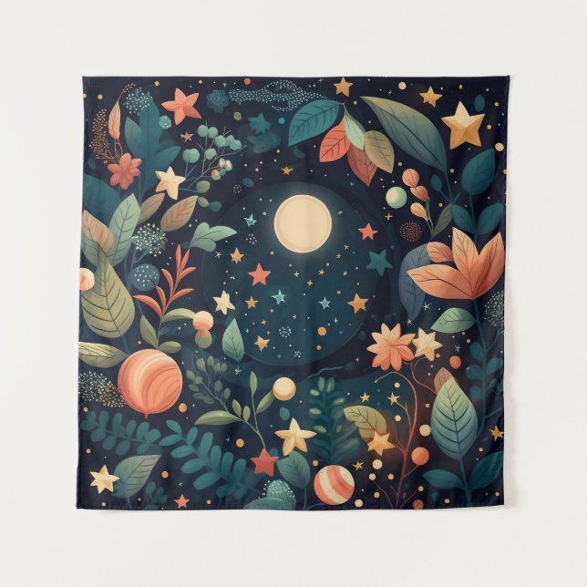 Tapete De Parede Boho Celestial (Frente)
