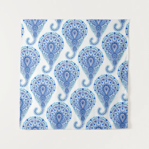 Tapete De Parede Boho Chic Paisley Seamless Oriental