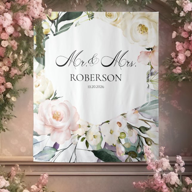 Tapete De Parede Boho Greenery Frame Floral Backdrods (Criador carregado)