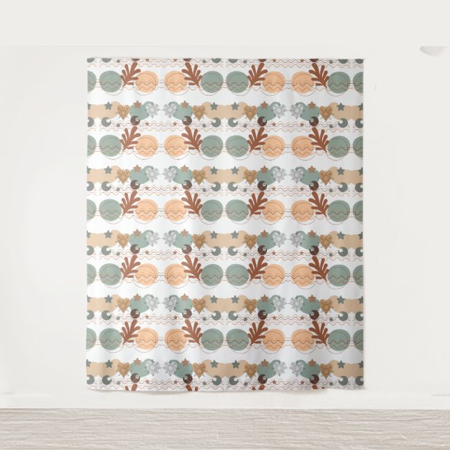 Tapete De Parede Boho modern geometric wallpaper (Frente)
