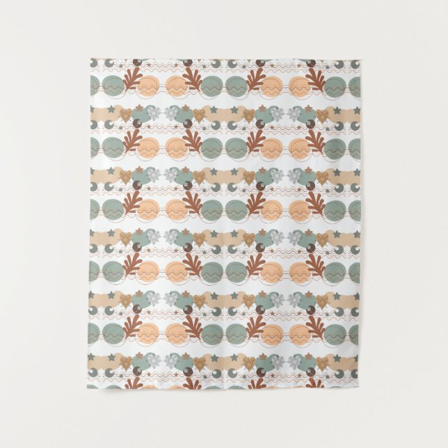 Tapete De Parede Boho modern geometric wallpaper (Frente)
