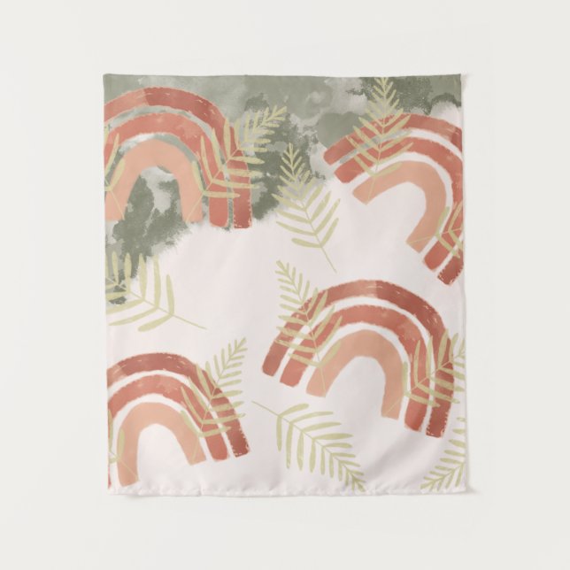 Tapete De Parede Boho Rainbow (Frente)