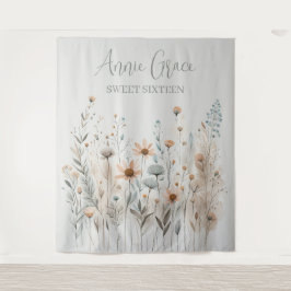 Tapete De Parede Boho Wildflower