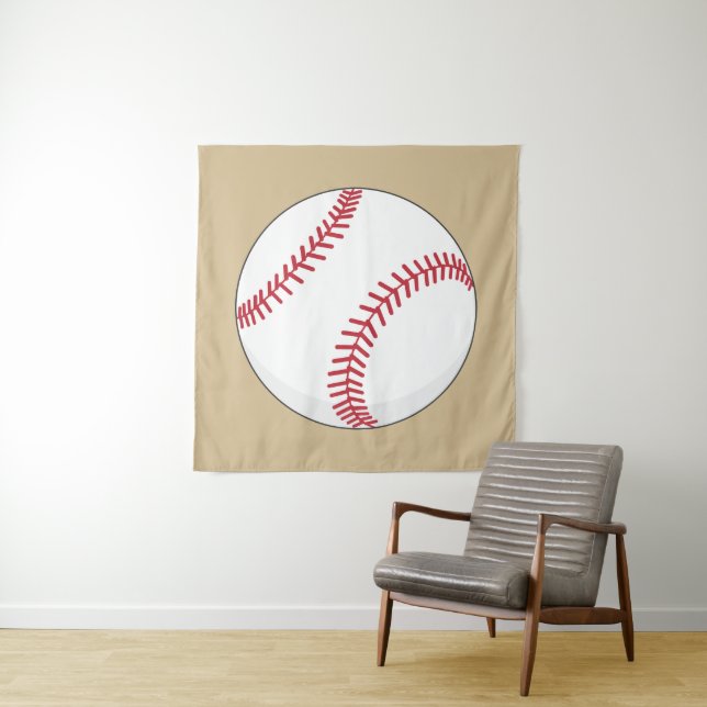 Tapete De Parede Bola de Baseball (In Situ)