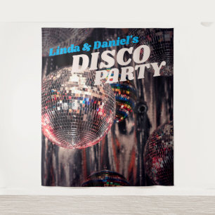 Tapete De Parede Bola de Discoteca Retro Anos 1970 Cenário de Fes