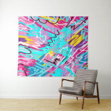 Bold Expresse Abstrato Art