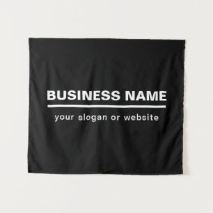 Tapete De Parede Bold Modern Business Name Modelo B&W