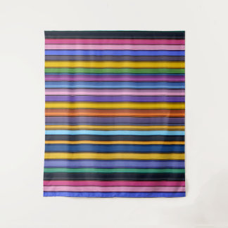 Tapete De Parede Bold Rainbow Vertical Stripes