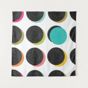 Tapete De Parede bolinhas da década de 60: Vintage Cheer decorativo