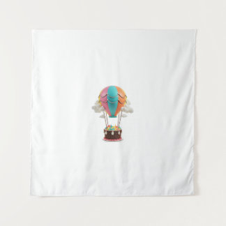 Tapete De Parede Bolo de Aniversário Surrealista de Balão de Ar Que