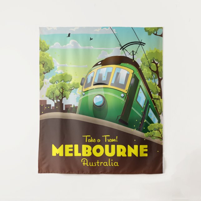 Tapete De Parede Bonde de Melbourne Austrália (Frente)