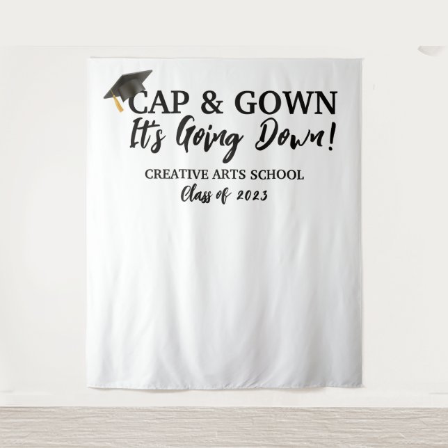 Tapete De Parede Boné e palhaço engraçados que está descendo o poço (Frente)