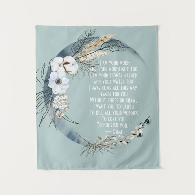 Tapete De Parede Bonito Sou Sua Lua Rumi (Frente)