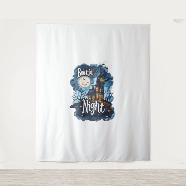 Tapete De Parede Boo Bonita Noite (Frente)