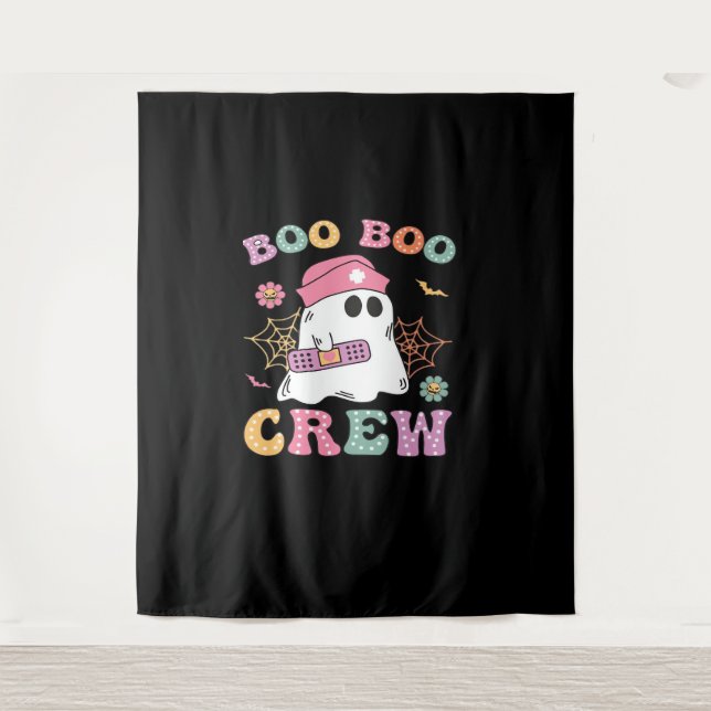 Tapete De Parede Boo Boo Crew Ghost Enfermeira Clássica (Frente)