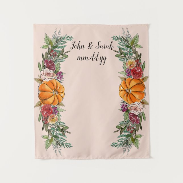 Tapete De Parede Booth de fotos de inverno com proteção do casament (Frente)