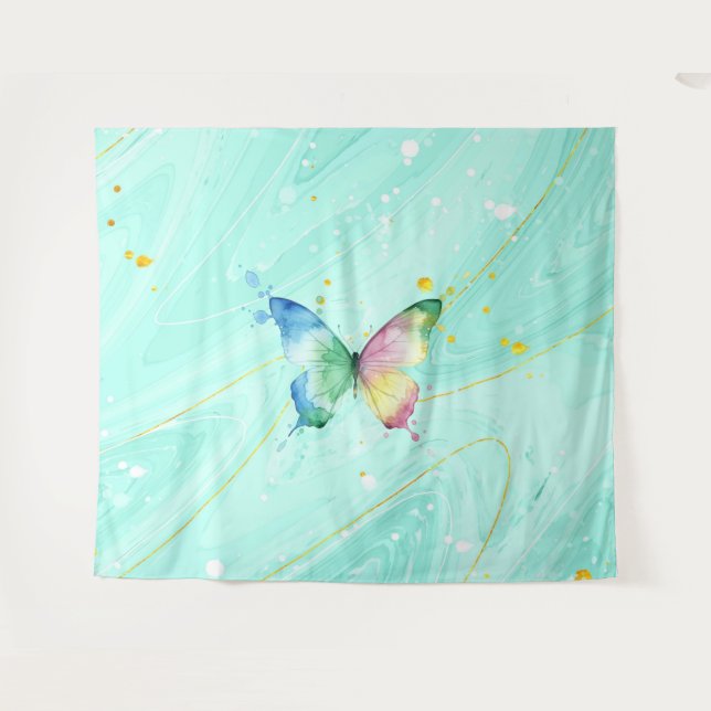 Tapete De Parede Borboleta (Frente (Horizontal))