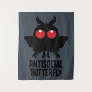 Tapete De Parede Borboleta Antissocial Mothman Críptico