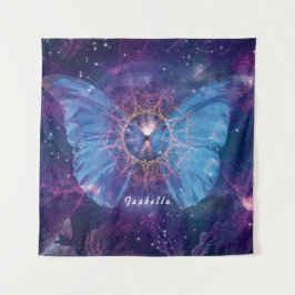 Tapete De Parede Borboleta Morpho / Galaxy Mandala