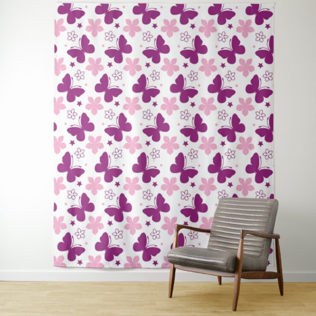 Tapete De Parede Borboletas (In Situ)