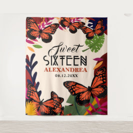 Tapete De Parede Borboletas Doce Dezesseis Fundo De Foto Floral