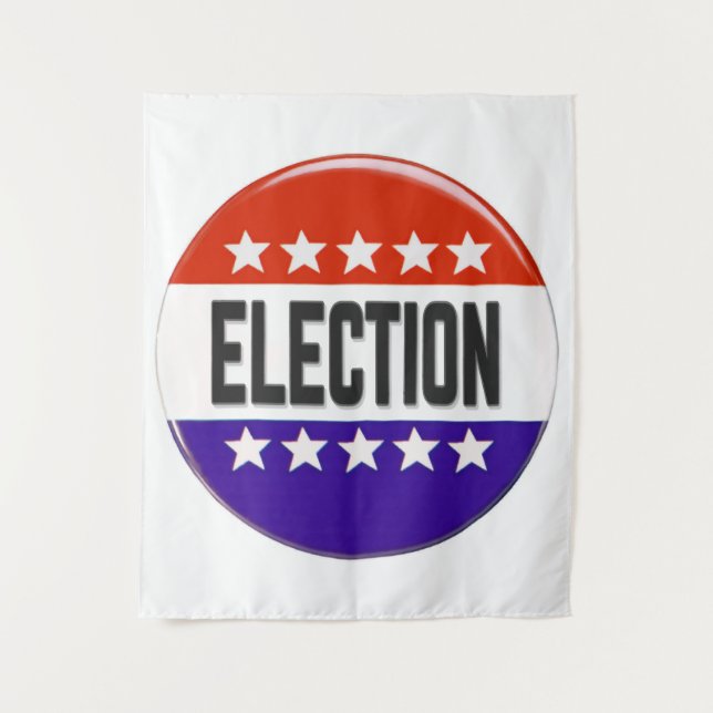 Tapete De Parede Botão de eleição (Frente)