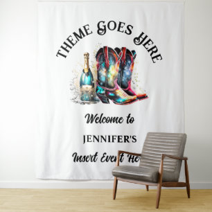 Tapete De Parede Botas de cowgirl ocidentais com vinho brilhante ir