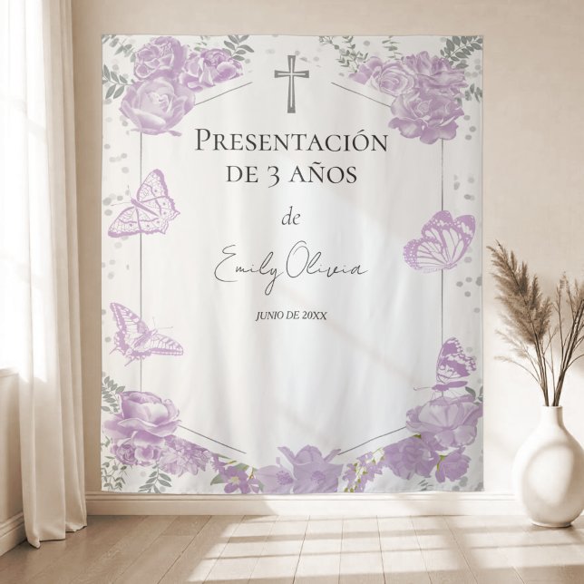 Tapete De Parede Botterfles de Fundo do Años Apresentación 3 (Criador carregado)