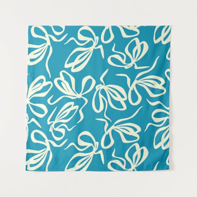 Tapete De Parede Bow pattern, Seamless texture. For fashion prints  (Frente)