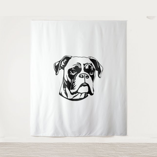 Tapete De Parede Boxer Dog (Frente)