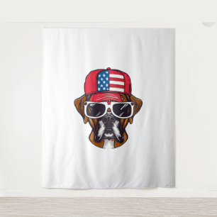Tapete De Parede Boxer Dog USA