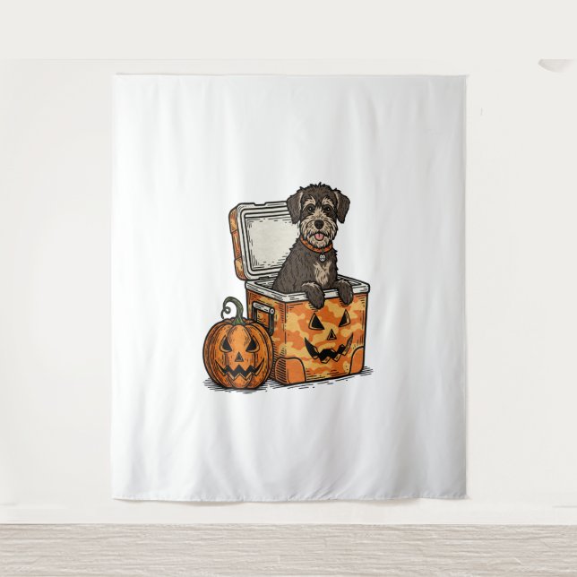 Tapete De Parede Boykin Spaniel Halloween (Frente)